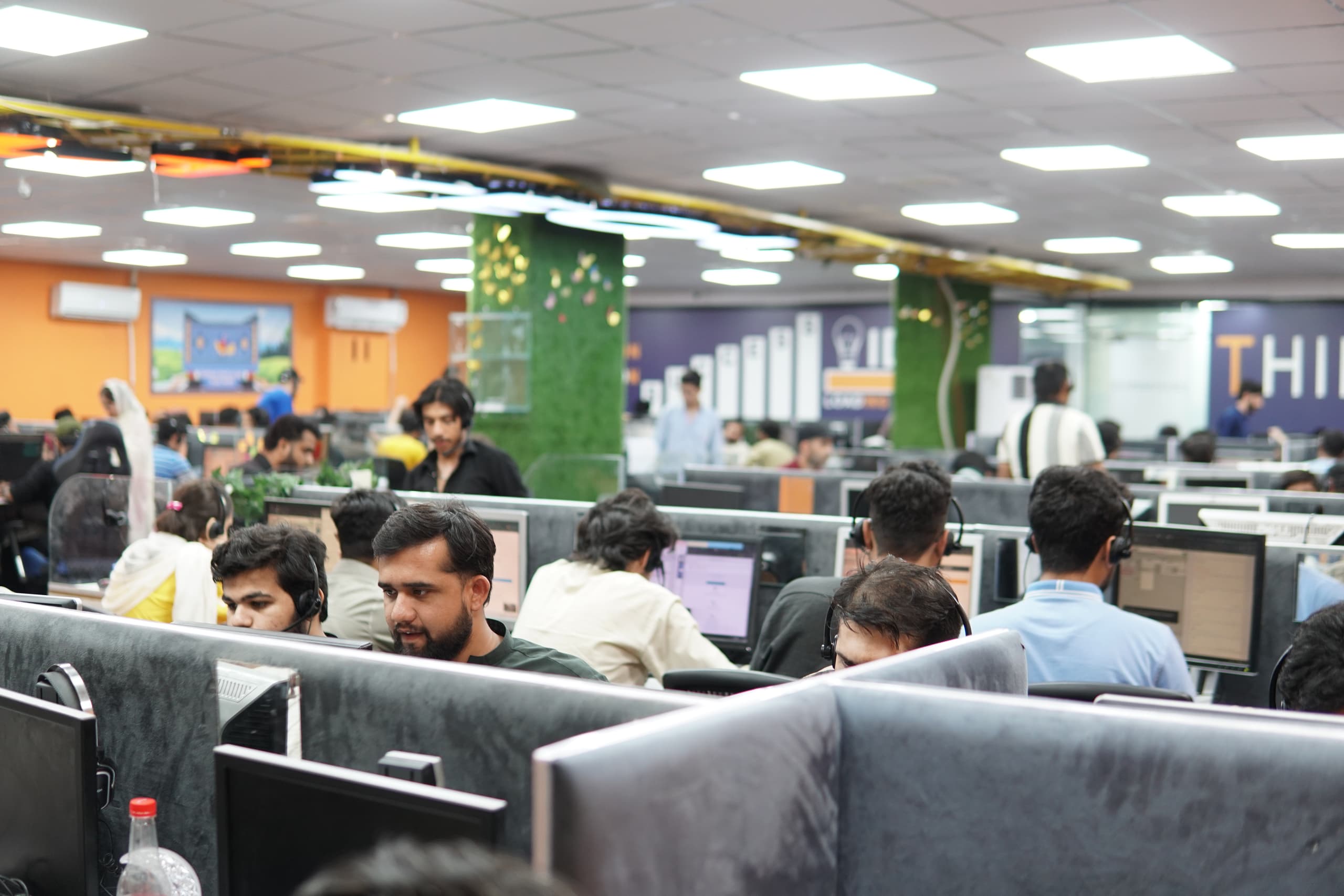 BALITECH office — team workstations