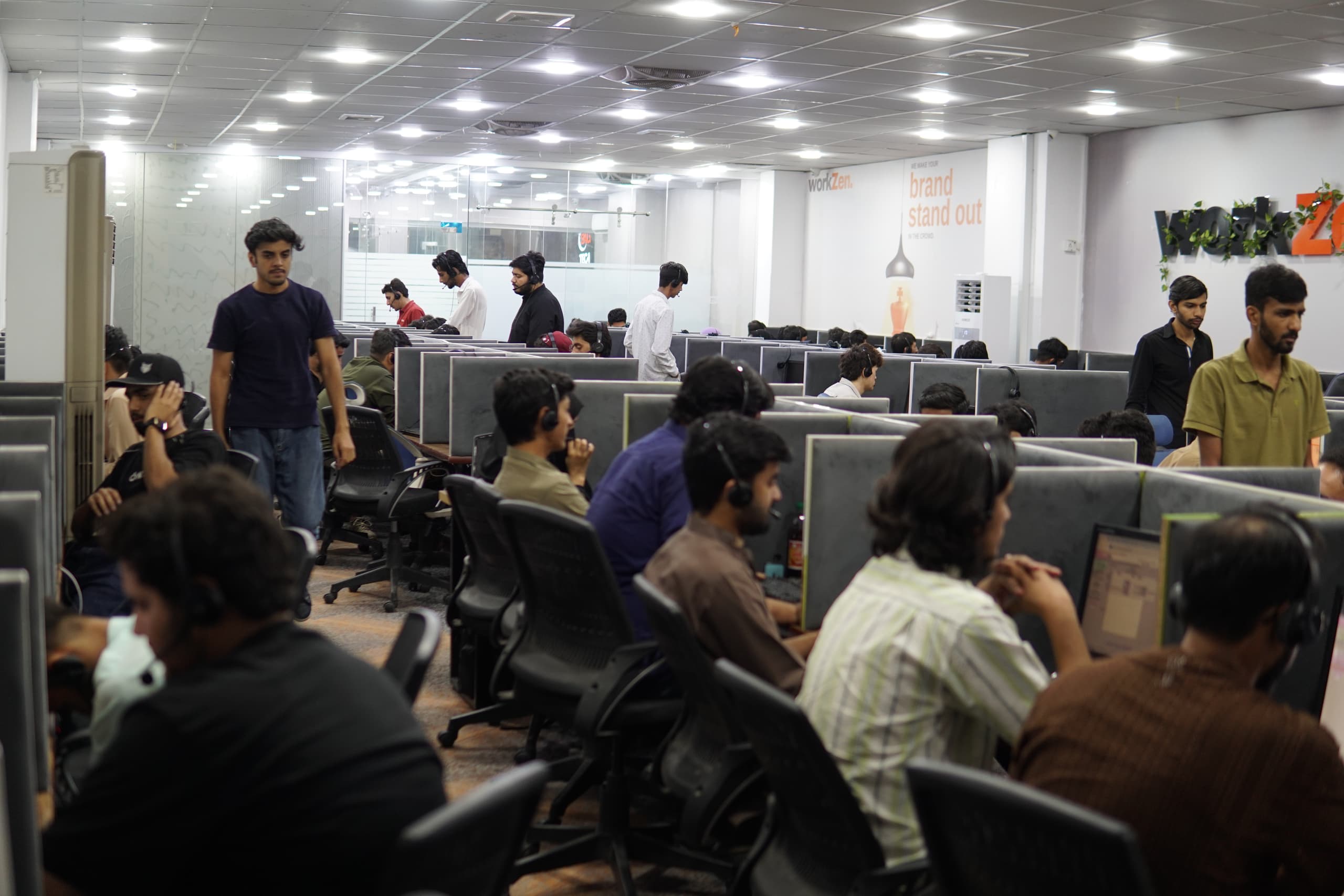 BALITECH office — main workspace and team floor