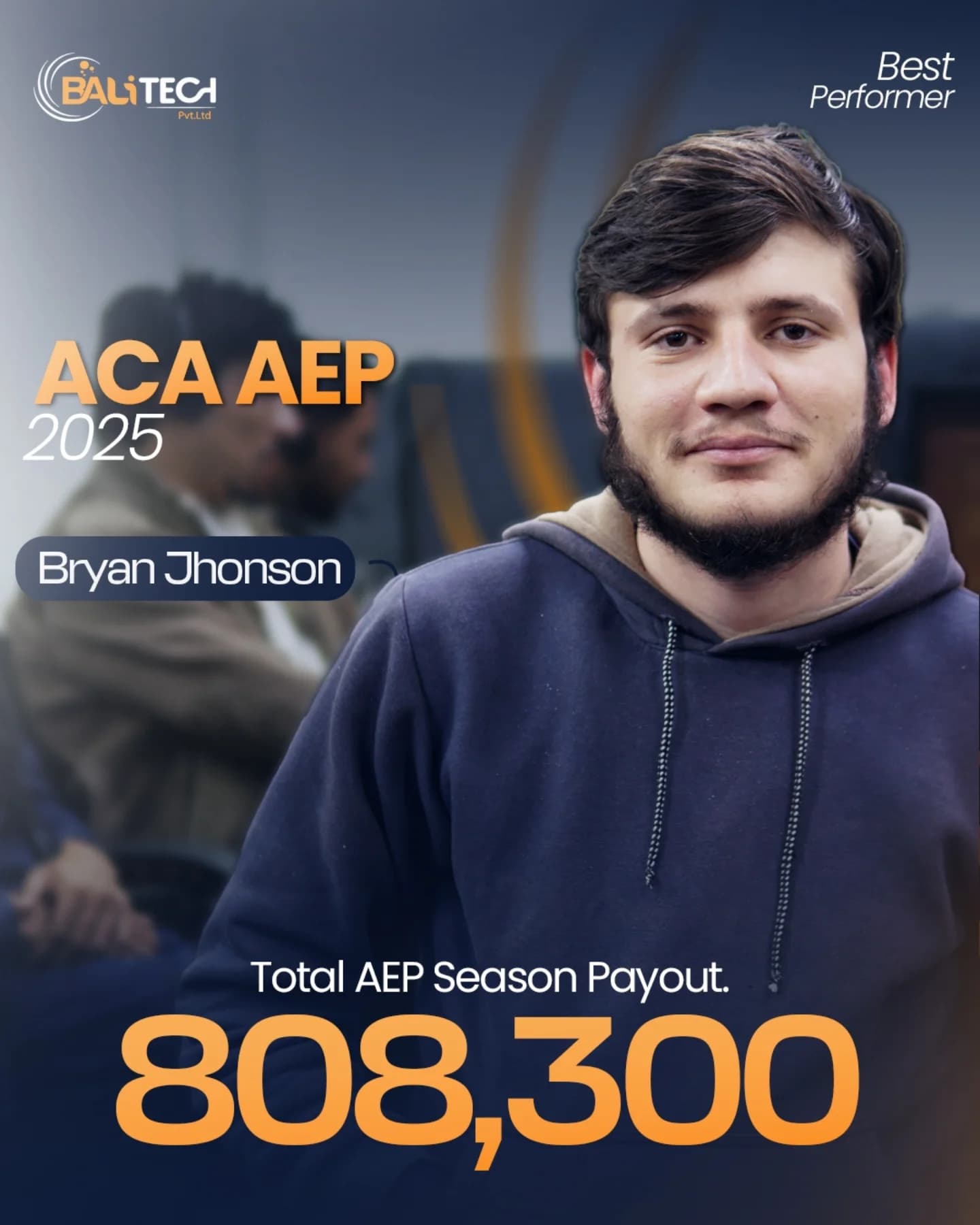 Bryan Jhonson — BALITECH best performer, ACA AEP 2025